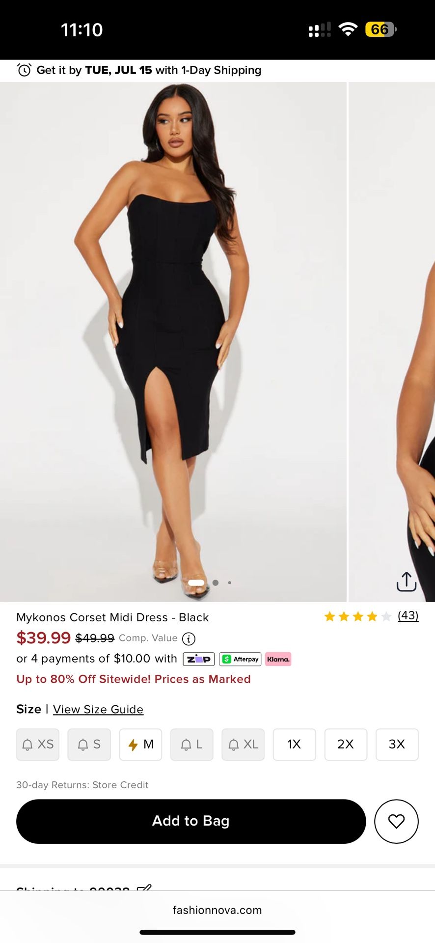 Fashion Nova Black Corset Dress
