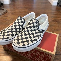 Vans Slip On Checkerboard Classic Sneaker Shoes  
