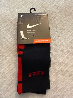 Nike Elite Cushioned Basketball Crew Socks - Size 3Y-5Y