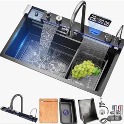 Digital Waterfall Kitchen Sink Everything Included As Seen On Photos