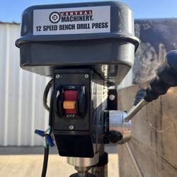 12 Speed Bench Drill Press 