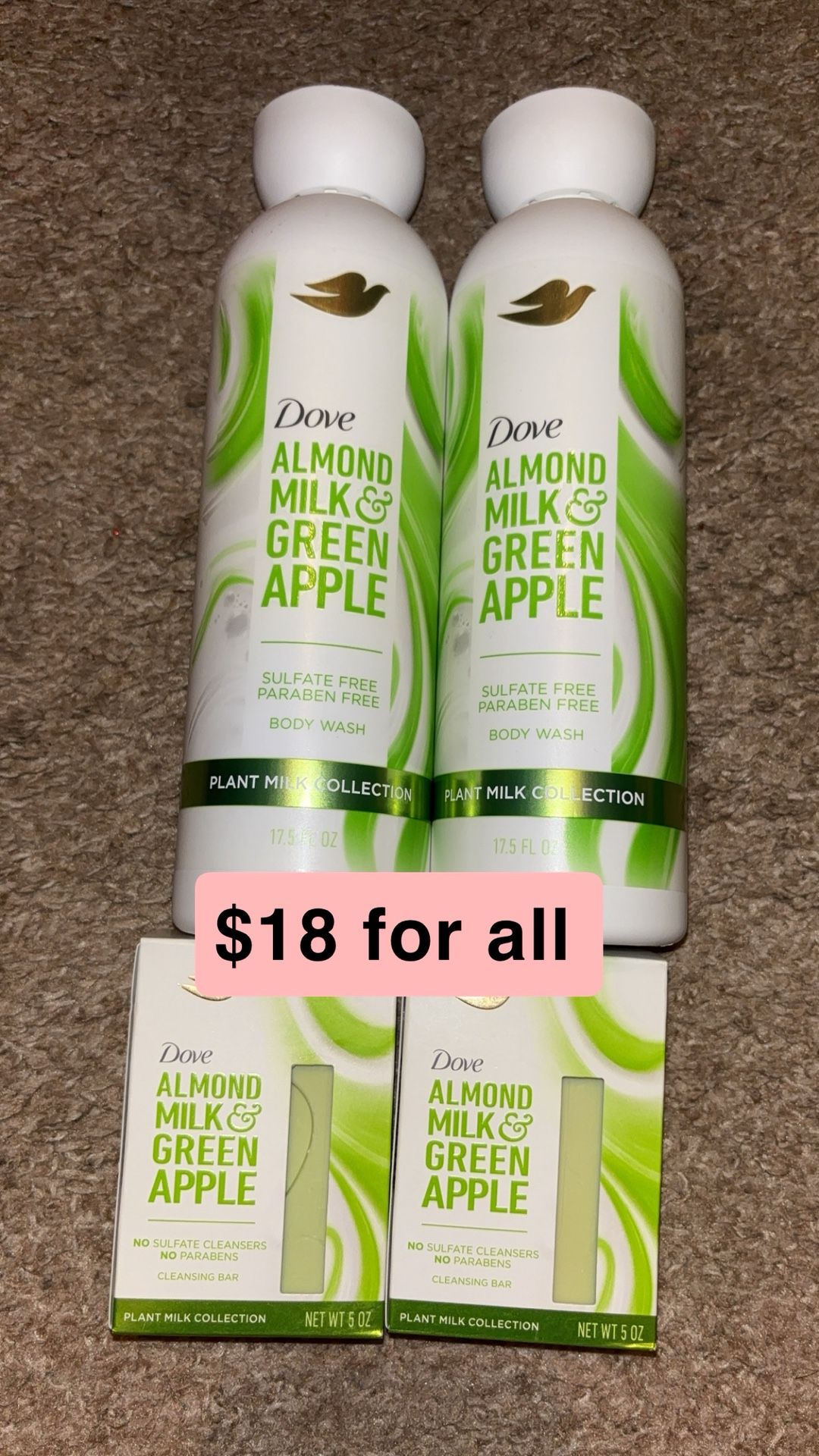 Dove Plant Based Green Apple Set