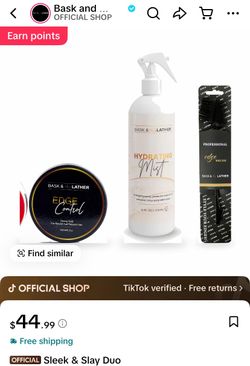 Bask & Lather Sleek & Slay Duo Set