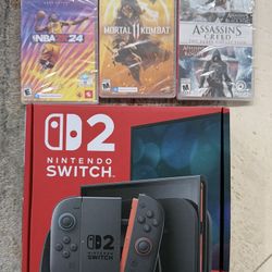 Nintendo Switch 2 Plus 3 Games
