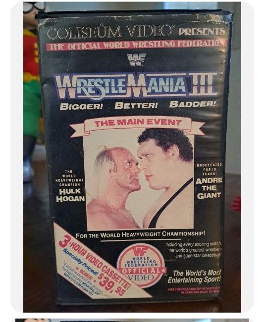Vintage WWF Hulk Hogan vs Andre The Giant 
