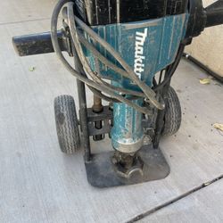 15 Amp 1-1/8 in. Hex Corded 70 lb. AVT Breaker Hammer with Anti-Vibration Technology, Cart and (4) Bits