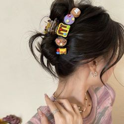Hairpins Cute  Claw Clip Headdress for Women and Girls 2for13