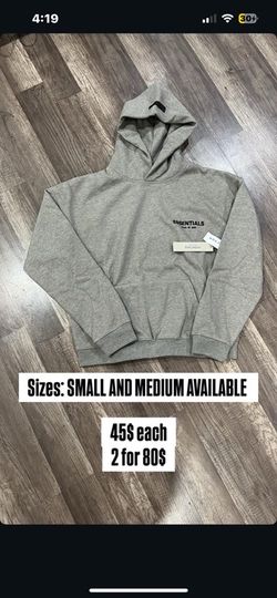 Essentials Fear of God Grey Hoodie
