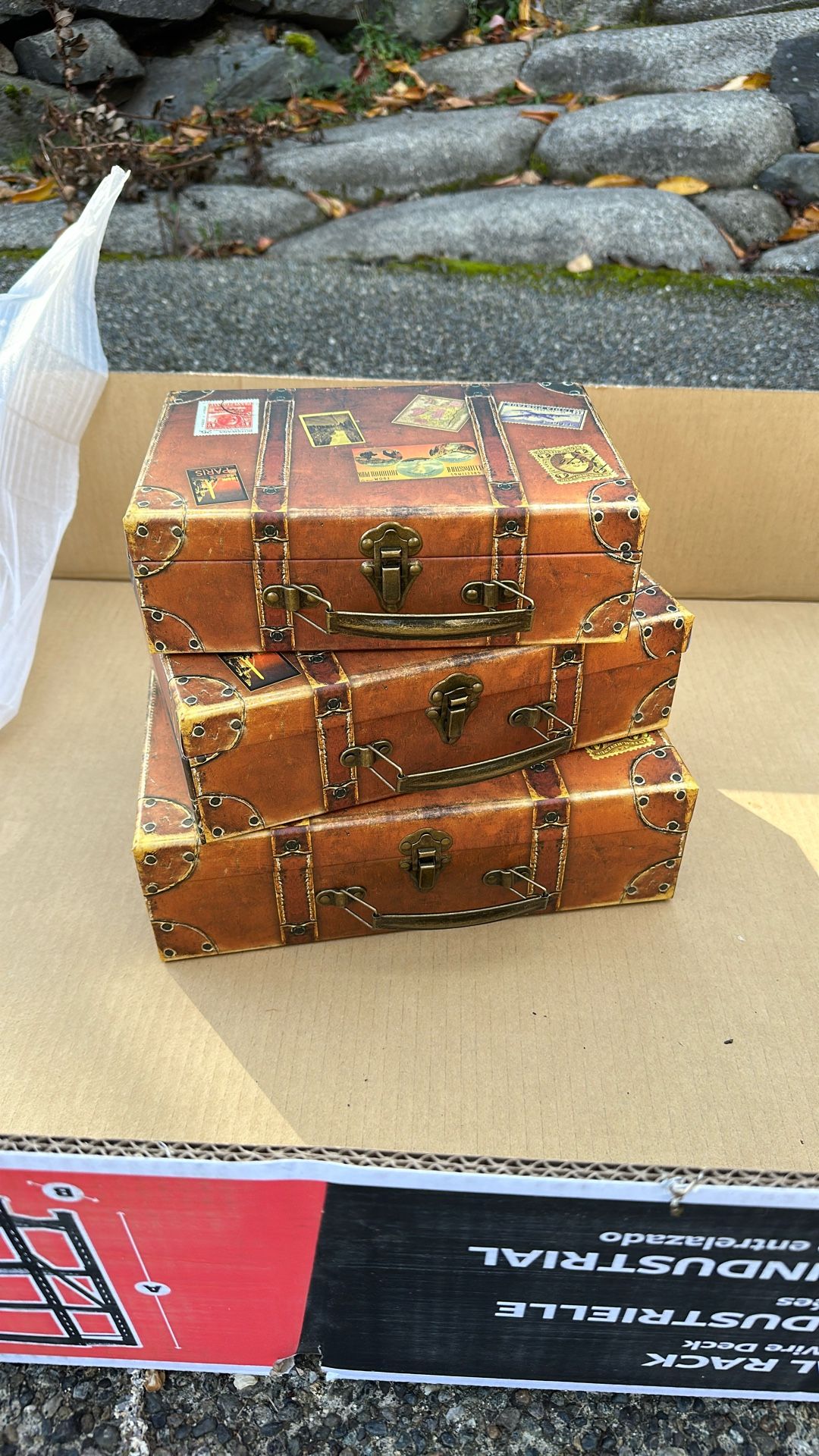 Travel Themed Card Box For Wedding