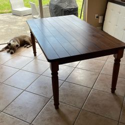 Pier 1 Dining Table Solid Wood 