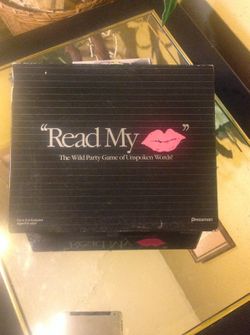 Vintage Read my lips board game