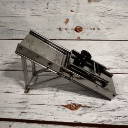 RARE Vintage Bron Coucke Mandoline chef pro Slicer Stainless Steel France