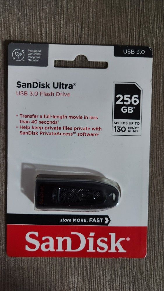 Sandisk 256GB Ultra 3.0 Flash Drive