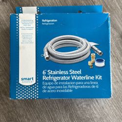 6’ Stainless Steel Refrigerator Waterline Kit