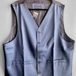 K.S. Est. 1947 King Size Signature Blue Men’s Vest, Size “50 Big,” New, Big and Tall  *Reduced