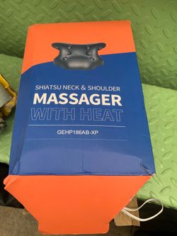 Massager with heat for neck and shoulder