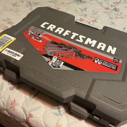 Brand New Large Craftsman Tool Box, 154 Pieces, Gun Metal Finish
