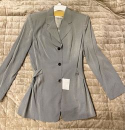Vintage Herringbone Skirt Suit Set Size 6 (never worn)