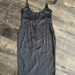 Black Silk Dress