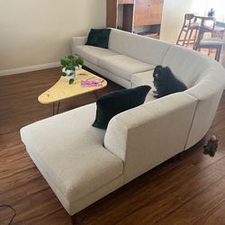 Mid Century Living Spaces Sectional 