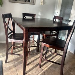 Countertop Height Table Espresso