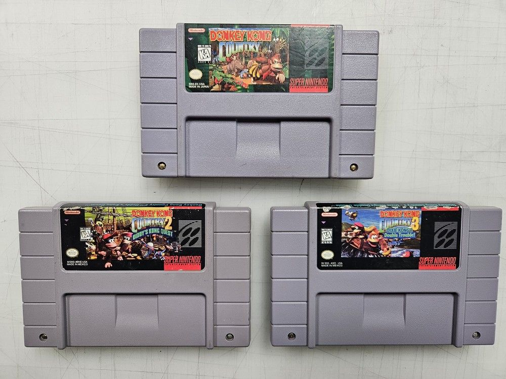 Donkey Kong Trilogy Super Nintendo Games