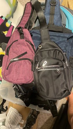 4 sling bags for $30 like new