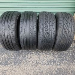 235 50 17  2 tires Mastercraft and 2 Firestone