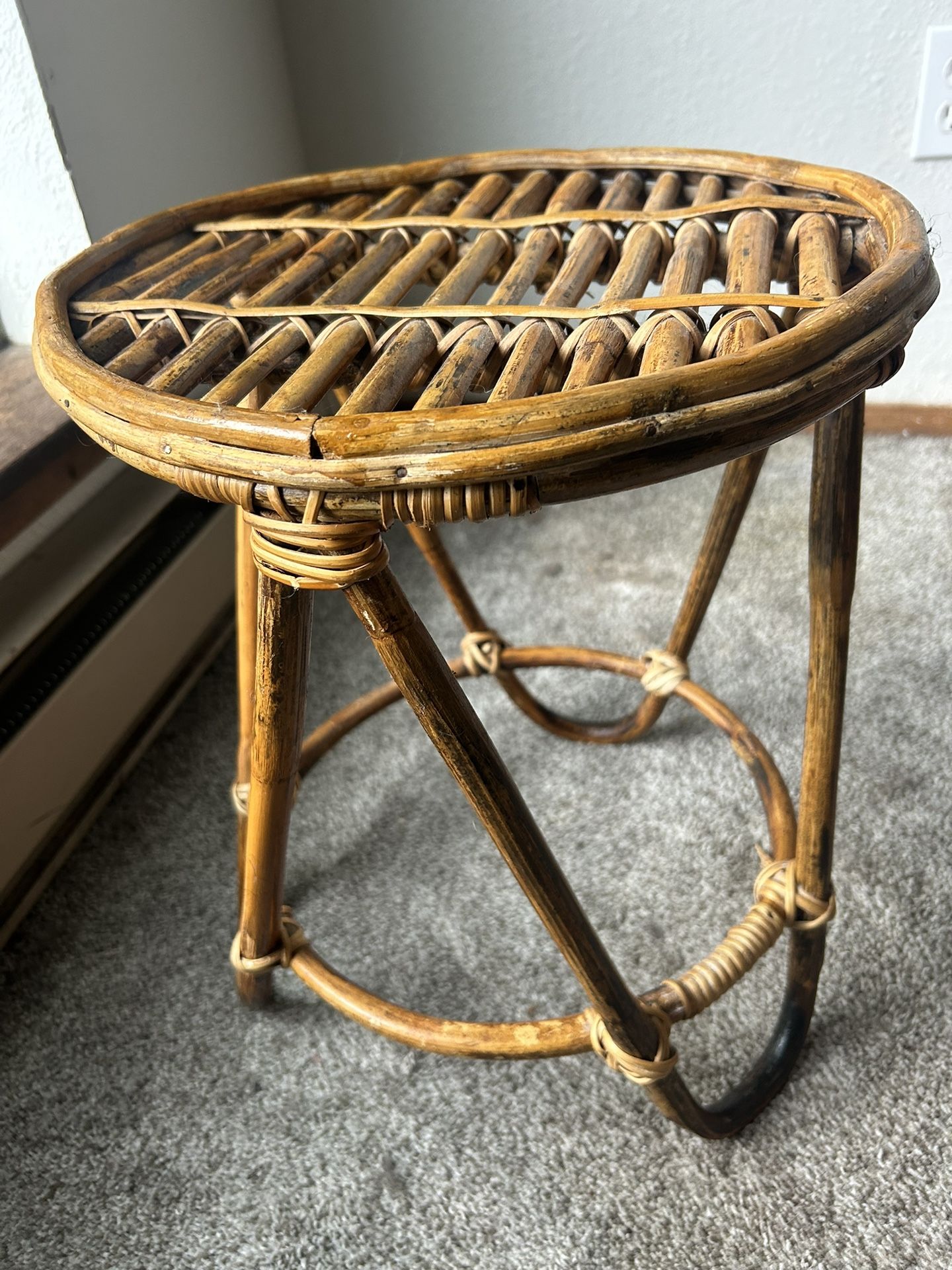 Urban outfitters Rattan Plant Stool