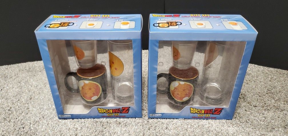 Dragonball Z Glass Cup Set $25 Each