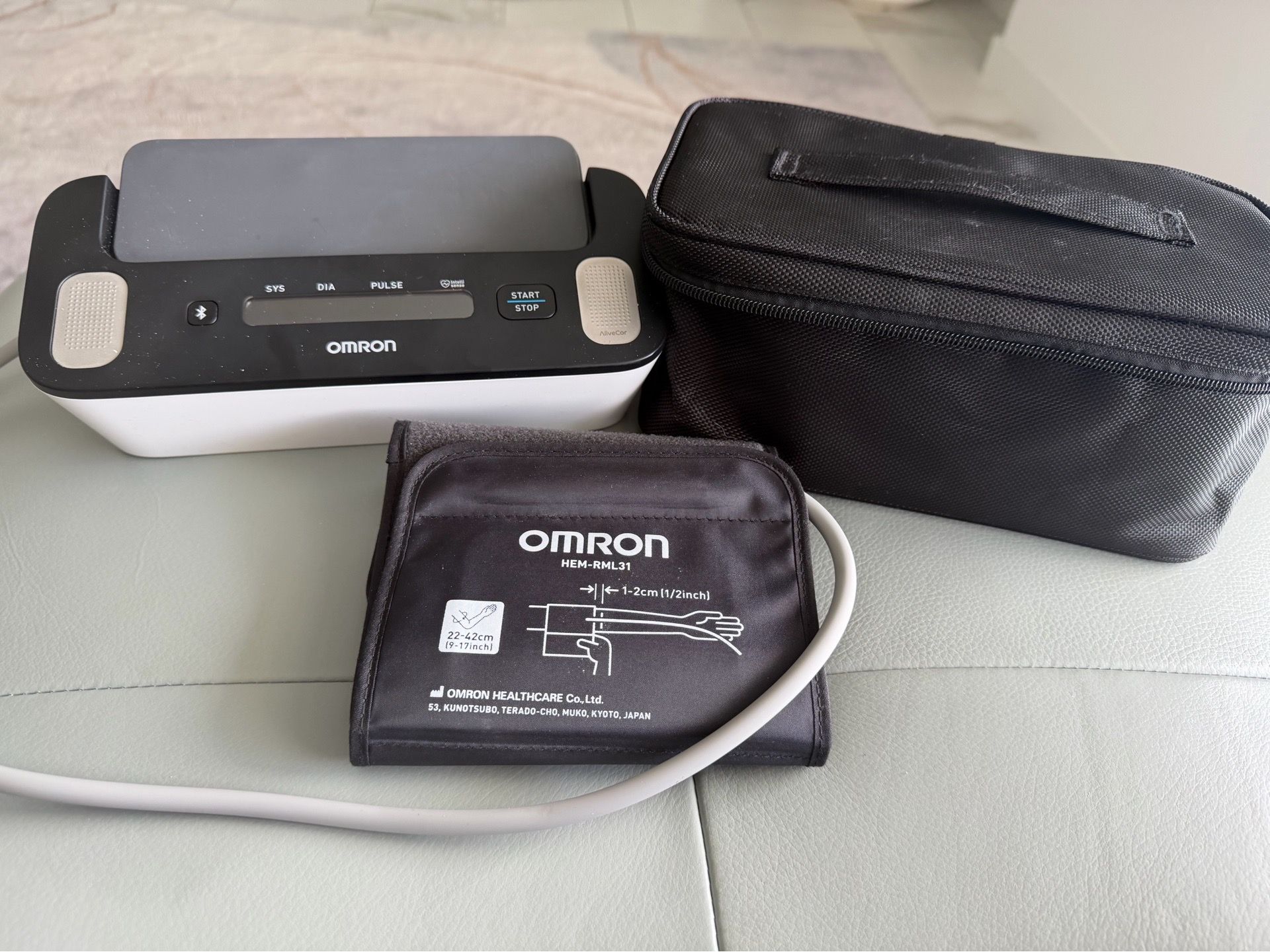OMRON Complete 2-in-1 Blood Pressure Monitor + EKG for Home Use & Upper Arm Blood Pressure Cuff