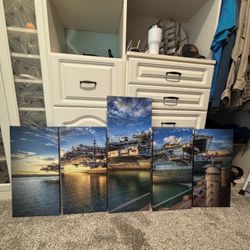 **NAVY WALL CANVAS ART**
