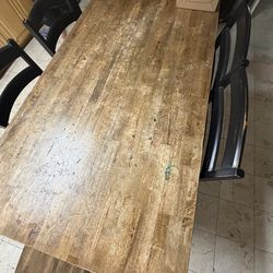 Solid wood table 6