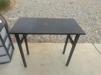 Black Folding Table
