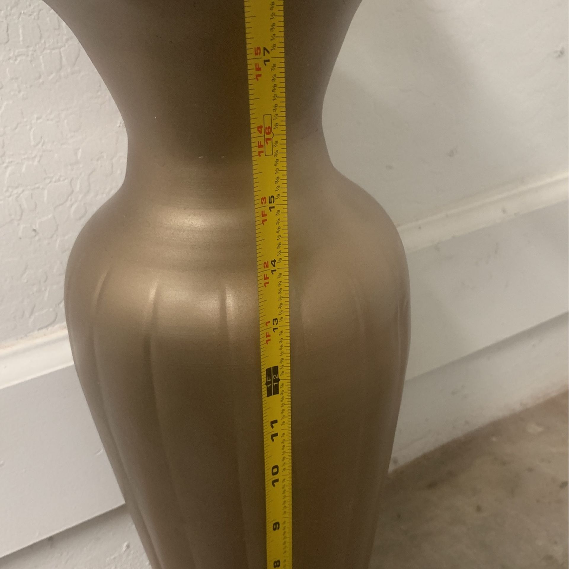 Gold Metal Vase