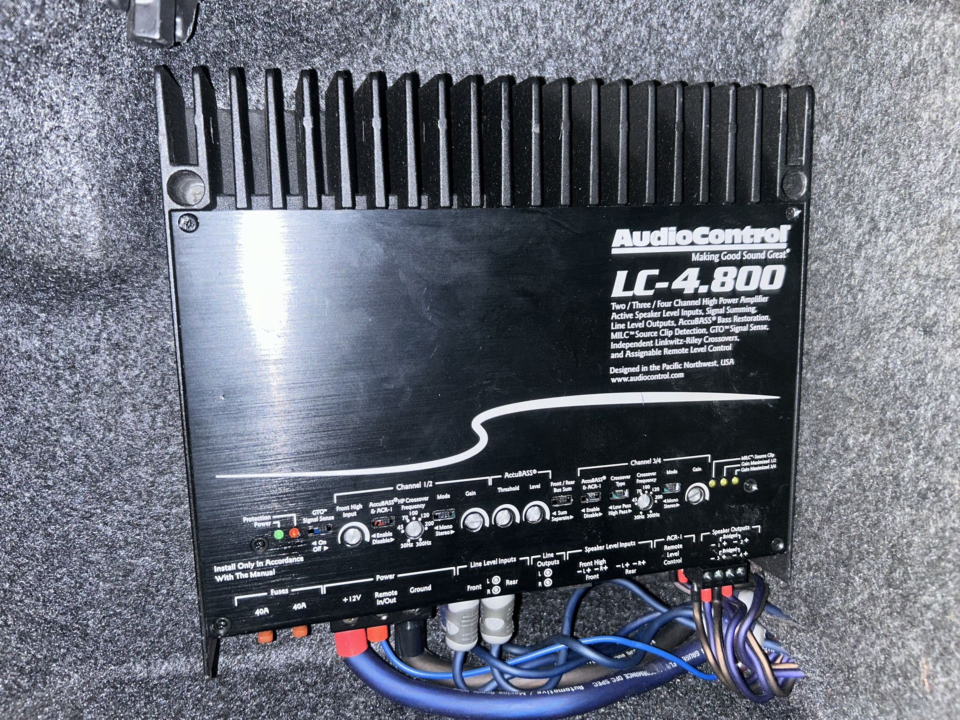 Audio Control Amplifier