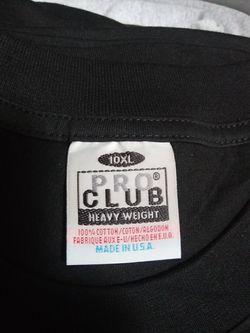 Two brand-new 10x Pro Club black t-shirts