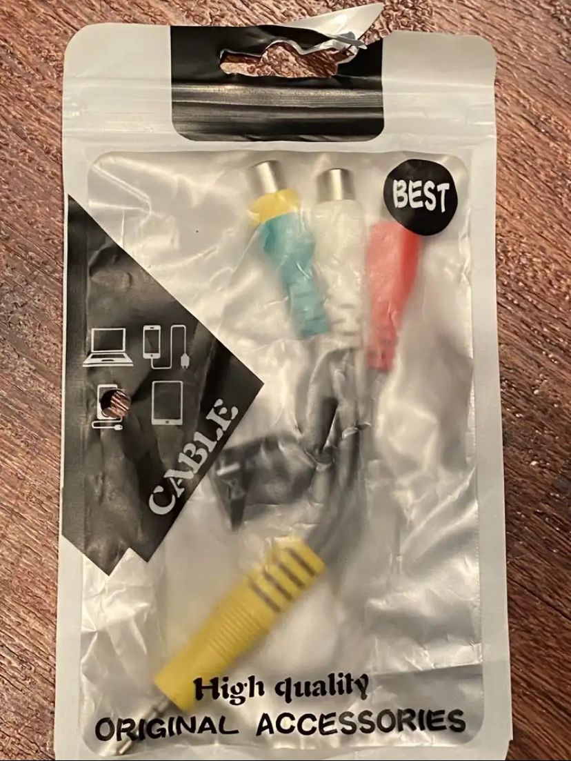 Video AV Component Adapter Cable Replacement Samsung