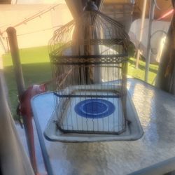 Vintage bird cage