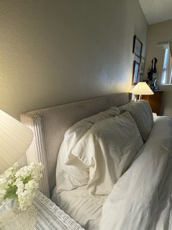 queen corduroy bed frame