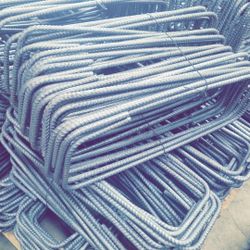 We fabricate stirrups 