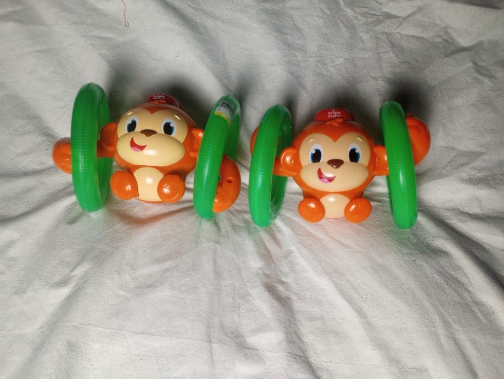 Bright Stars Monkeys Baby Toys 