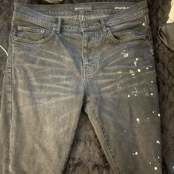Purple jeans