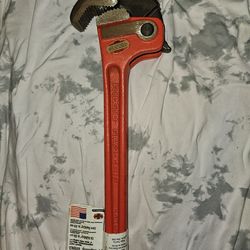 RIDGID 14" Aluminum RapidGrip Pipe Wrench - Heavy Duty