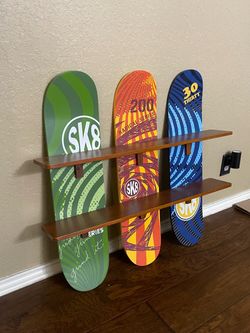 Skateboard shelves