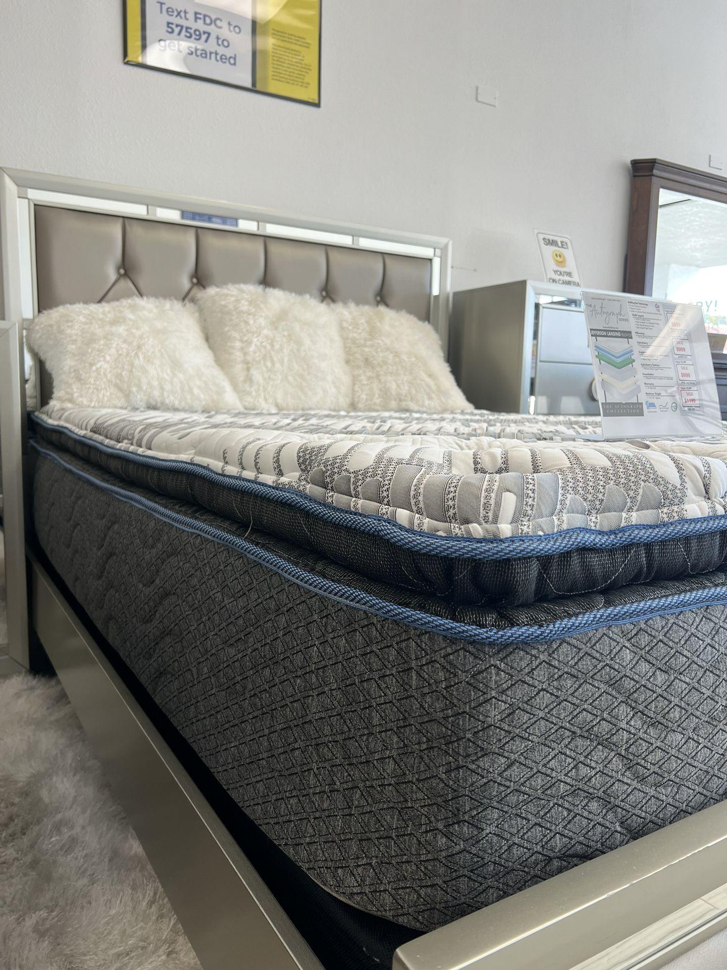JEFFERSON PILLOWTOP KING MATTRESS!$1099!*SAME DAY DELIVERY*NO