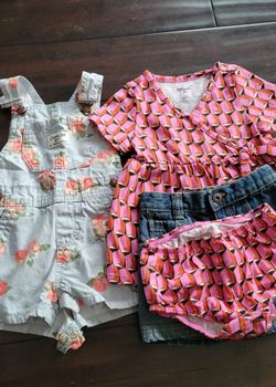 Baby Girl toddler clothes size: 12 months bundle