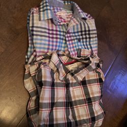 Kids Long Sleeve Button Ups