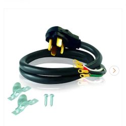 4 ft. 4-Prong 30 Amp Dryer Cord