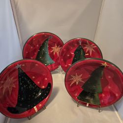 (4) 8 In. Whimsical Plates